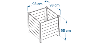 Shéma :Jardinière ÉLÉGANCE Origine