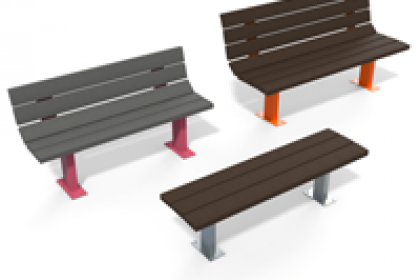 banc et banquette enfant en plastique recycle sans echarde