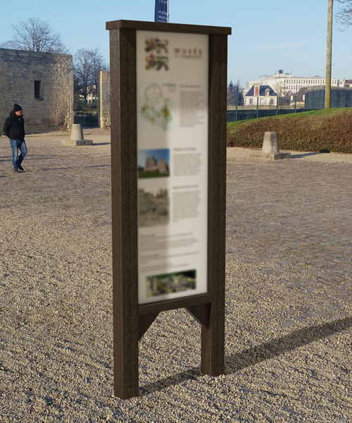  - PANNEAU D'INFORMATION portrait 50x145 ESPACE URBAIN