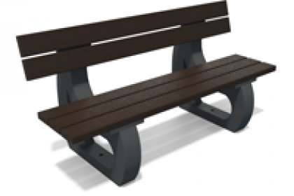 banc enfant en plastique 100% recycle gamme parc