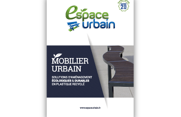 Couverture catalogue Espace Urbain - mobilier urbain plastique recyclé