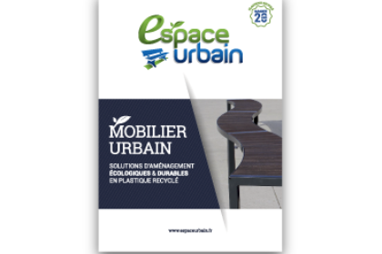 Couverture catalogue Espace Urbain - mobilier urbain plastique recyclé