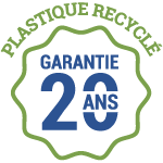 plastique recyclé garanti 20 ans