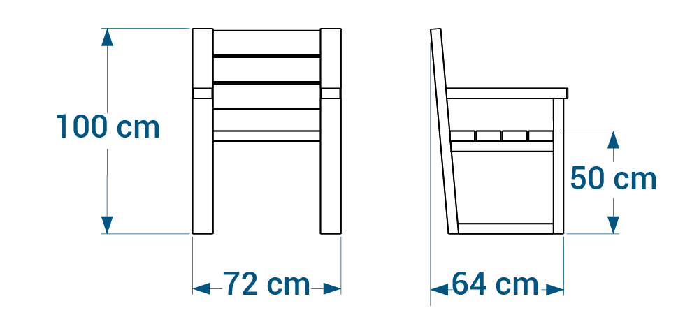 Shéma :Fauteuil Émeraude