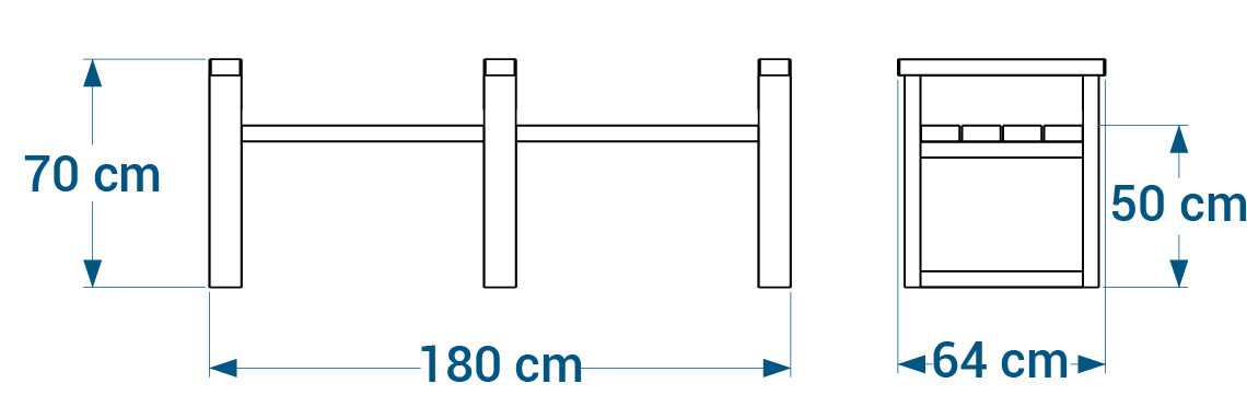 Shéma :Banquette Émeraude