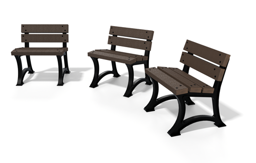 chaise en plastique recycle et pied fonte gamme city - Chaise CITY ESPACE URBAIN