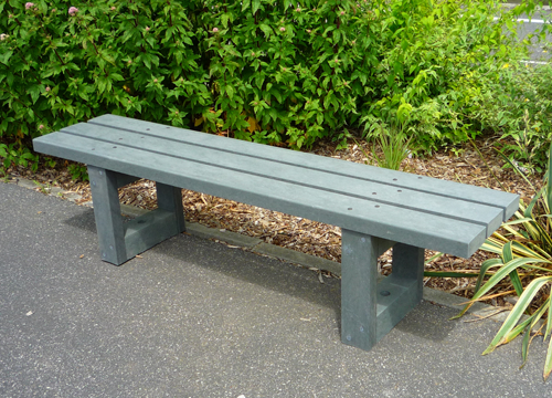 banquette en plastique recycle pour parc et centre-ville - banquette ESCAPADE ESPACE URBAIN