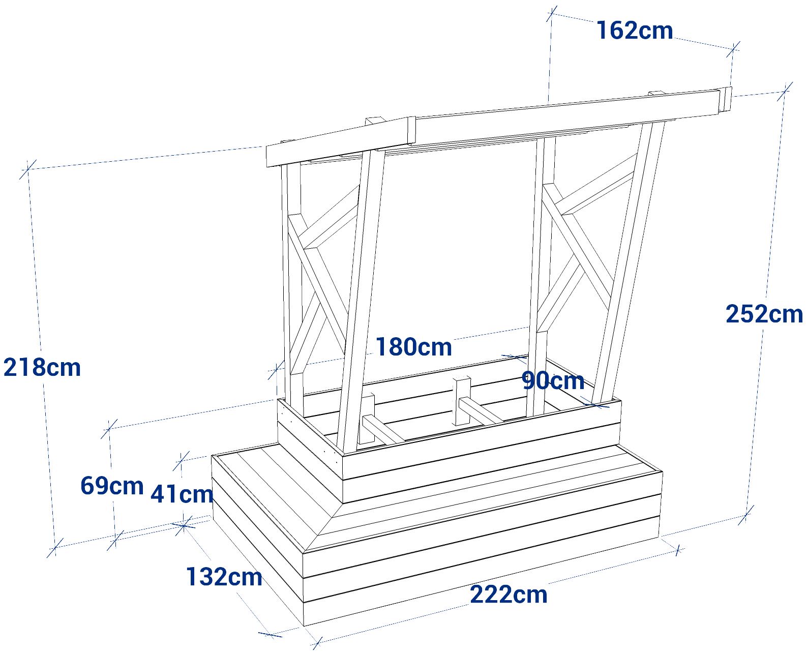 Shéma :Pergola Espace