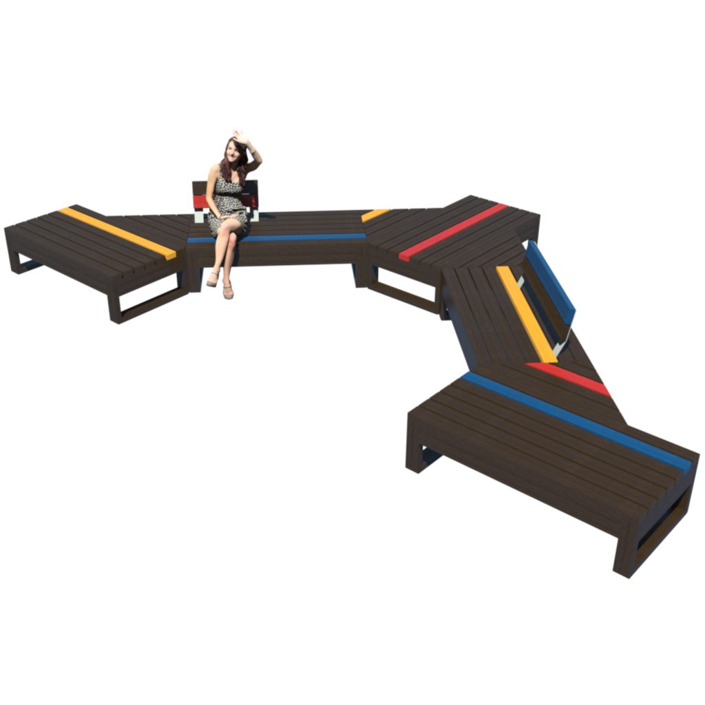 Assise – mobilier urbain de repos