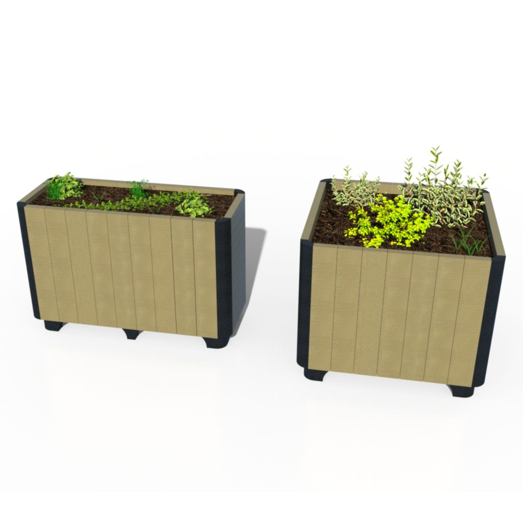 Jardinières Curve ESPACE URBAIN