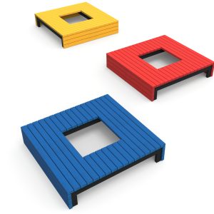 Bancs et Banquettes Colorées