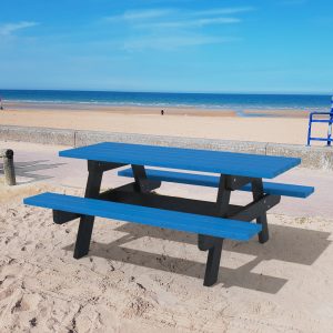 Table pique-nique colorée