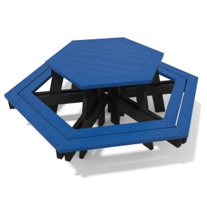 Table pique-nique colorée