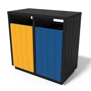 Mobilier de propreté coloré