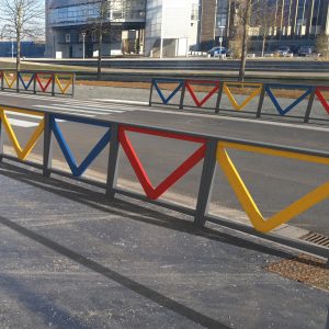 Mobilier de sécurité et signalisation coloré