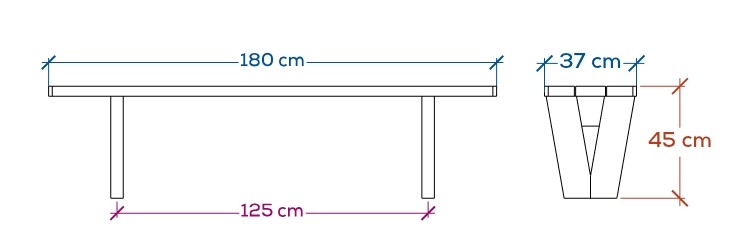 Shéma :Banquette Venty